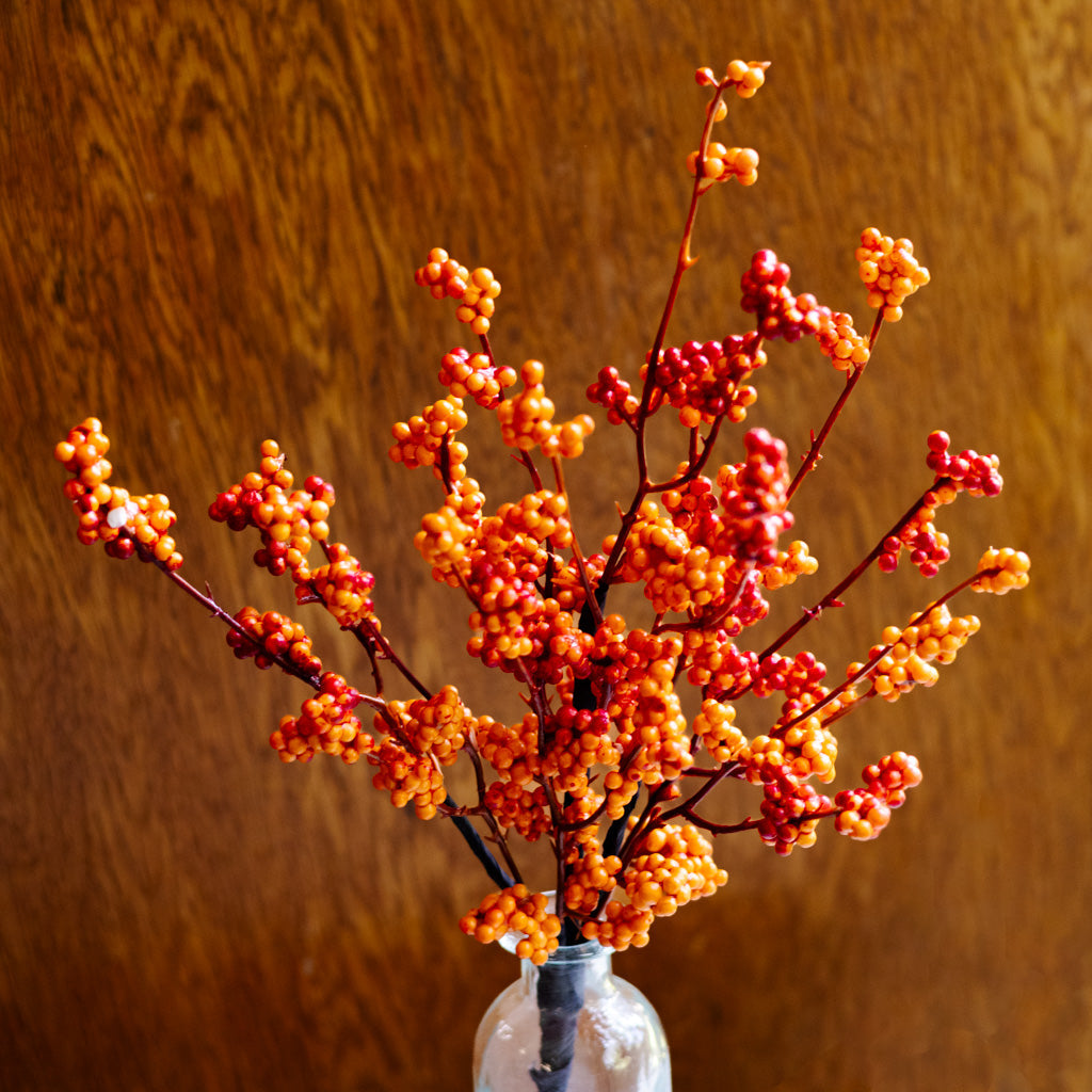 Orange Berry Bouquet Bush Branches Designs