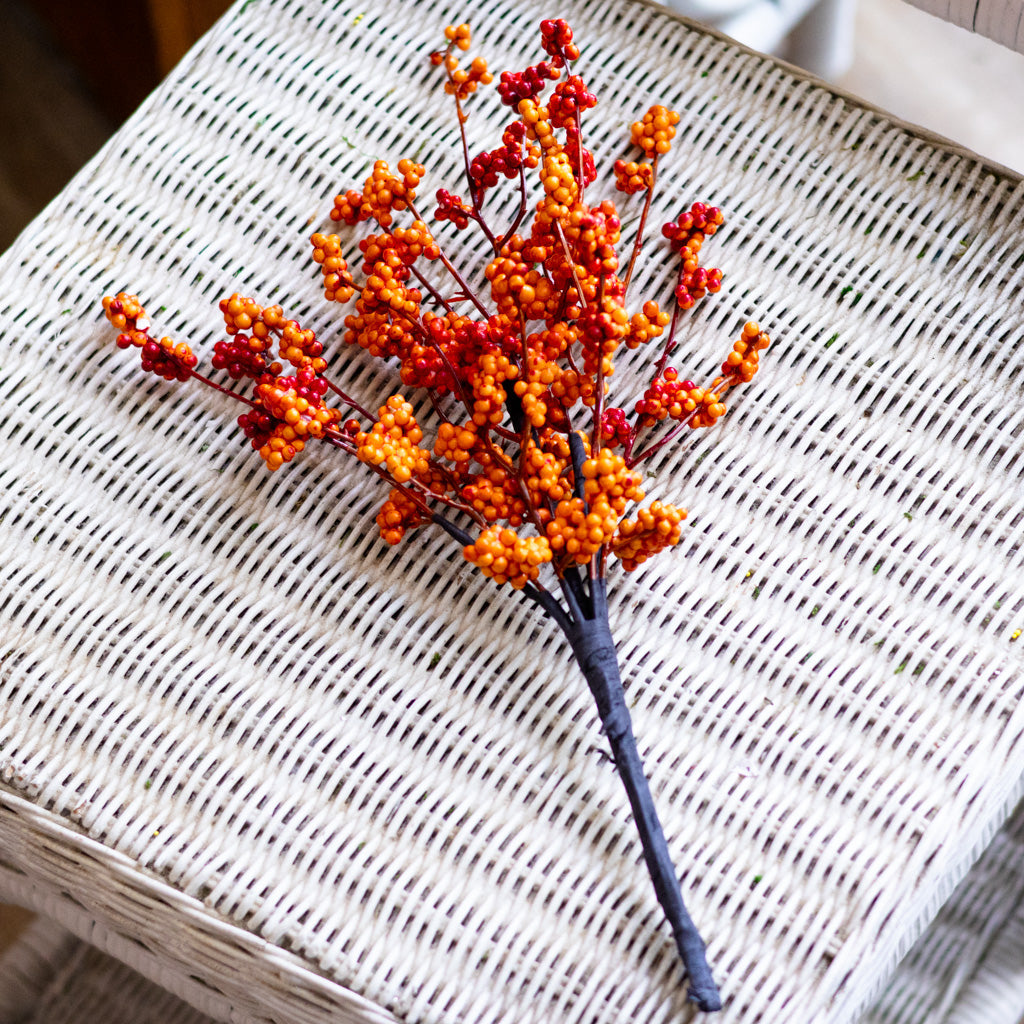 Orange Berry Bouquet Bush Branches Designs