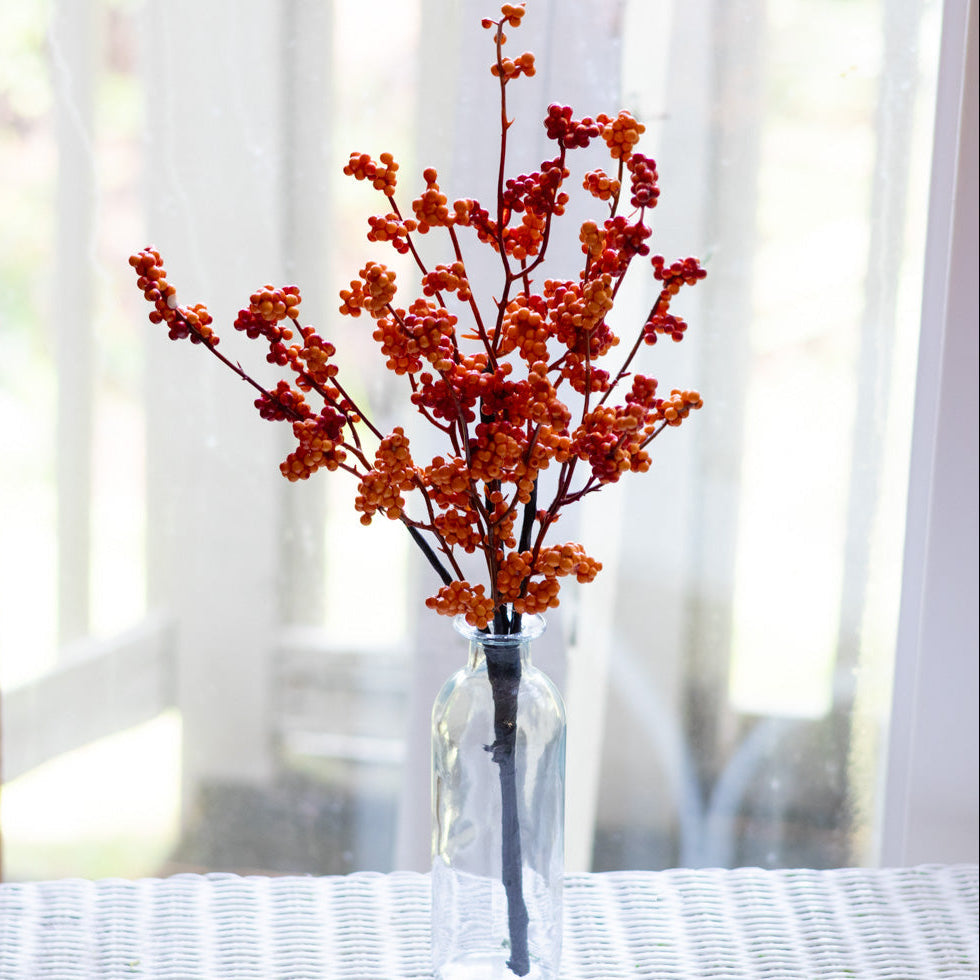 Orange Berry Bouquet Bush Branches Designs