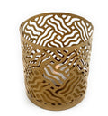 Votive Candle Holders Set of 2 Golden Vibhsa