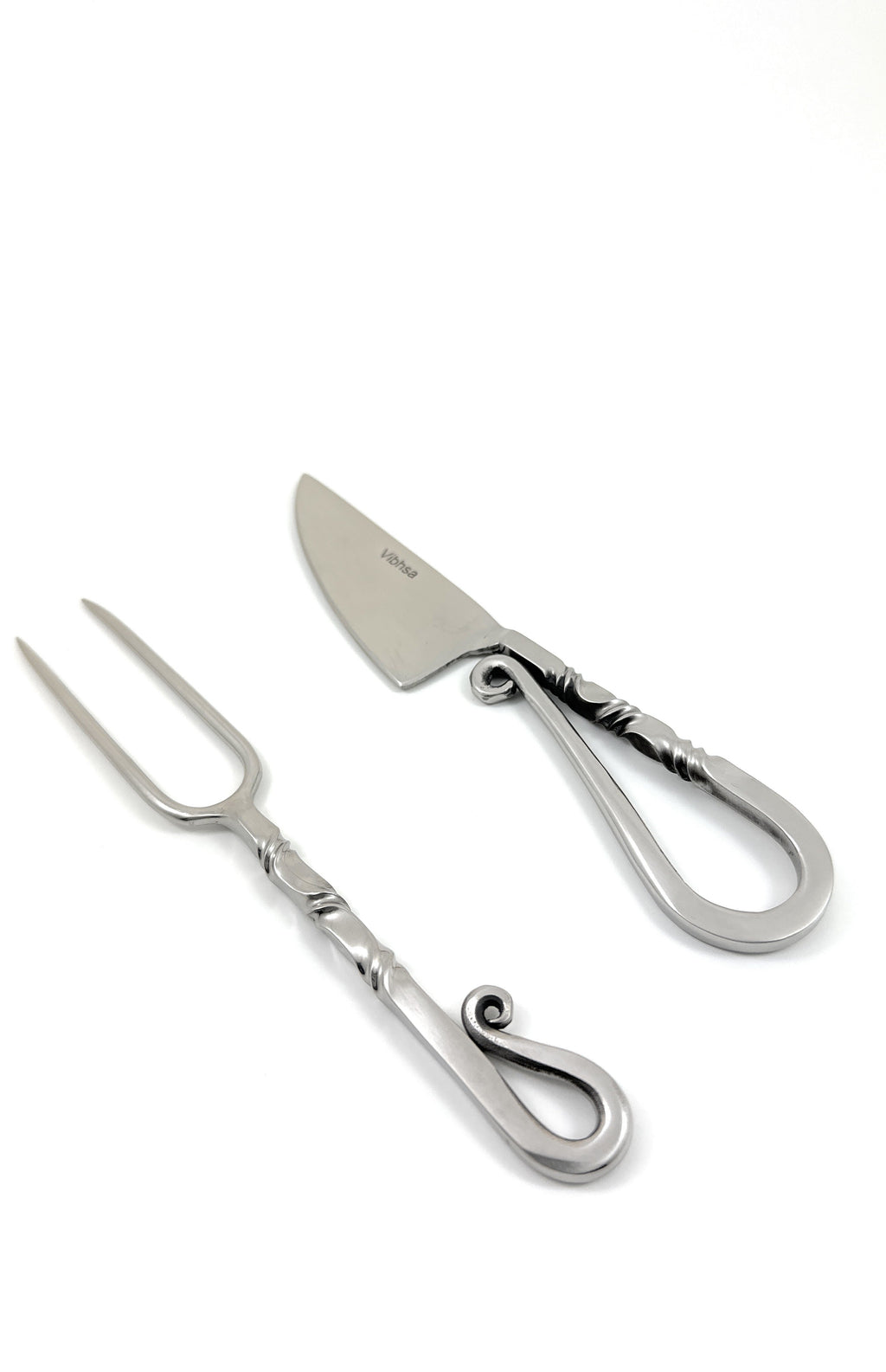 Designer Stainless Steel Carving Knife & Fork Set of 2 Vibhsa