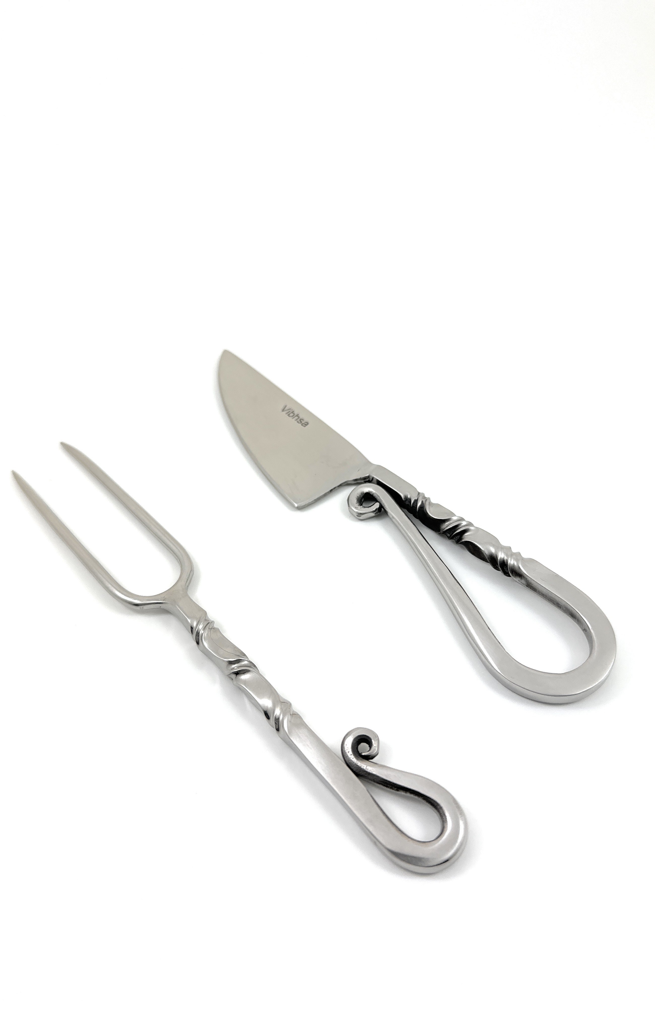 Designer Stainless Steel Carving Knife & Fork Set of 2 Vibhsa