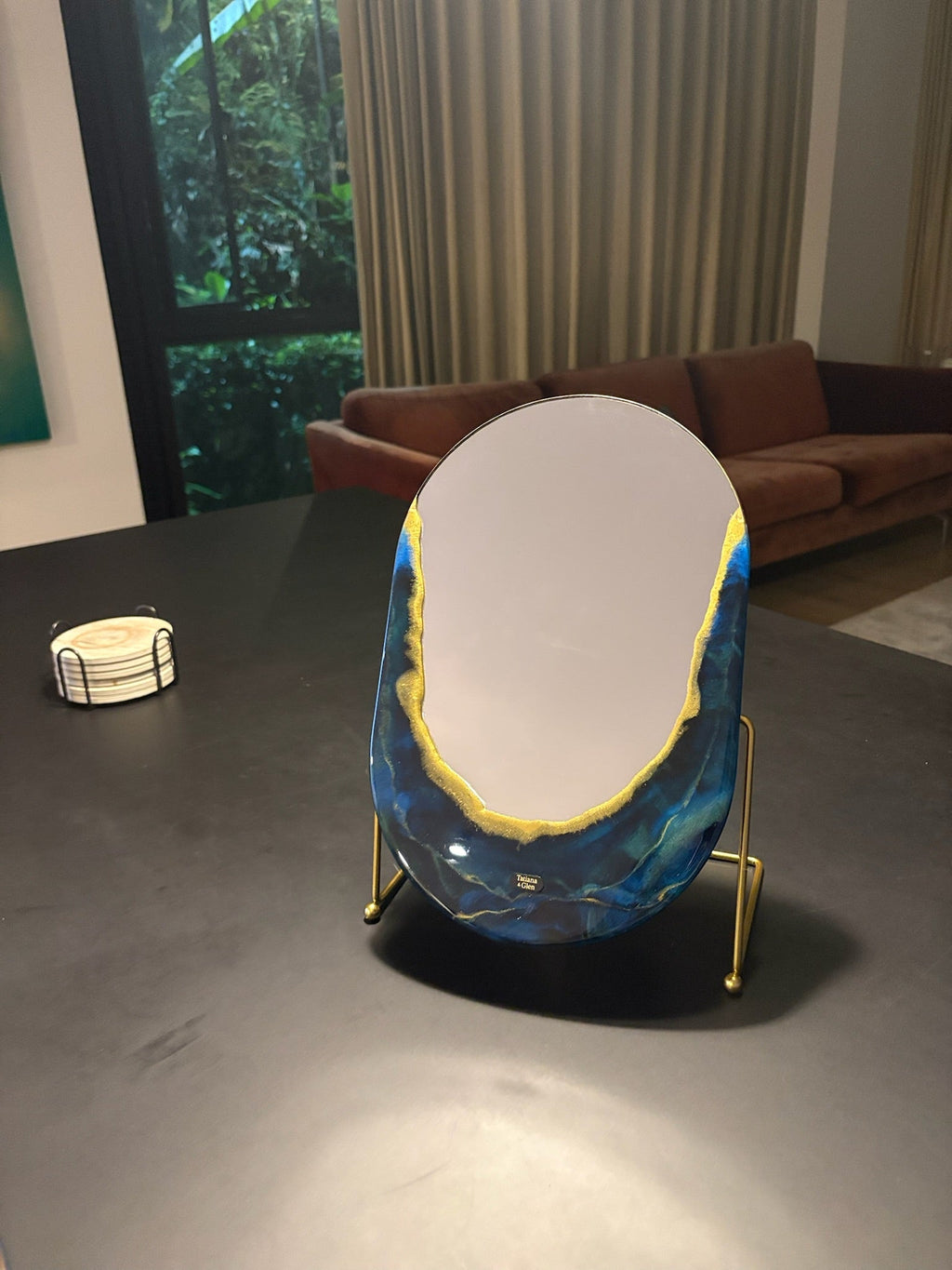 Hand Sculptured Vanity Wall Mirror – Tatiana Glen | Quiet Tide Tatiana & Glen