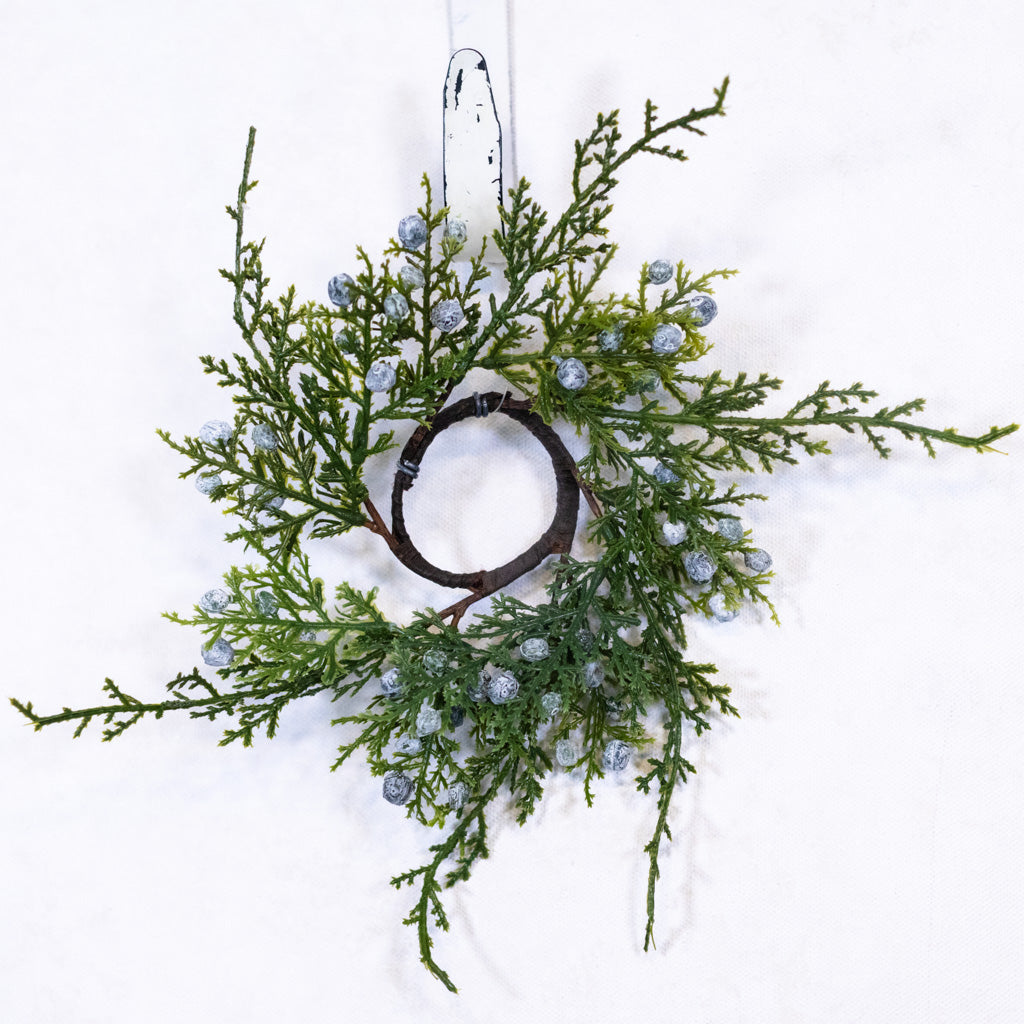 Juniper Candle Ring Branches Designs