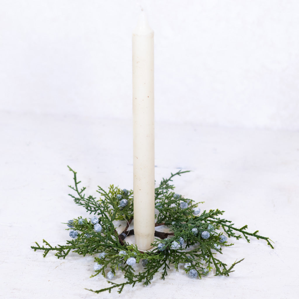 Juniper Candle Ring Branches Designs