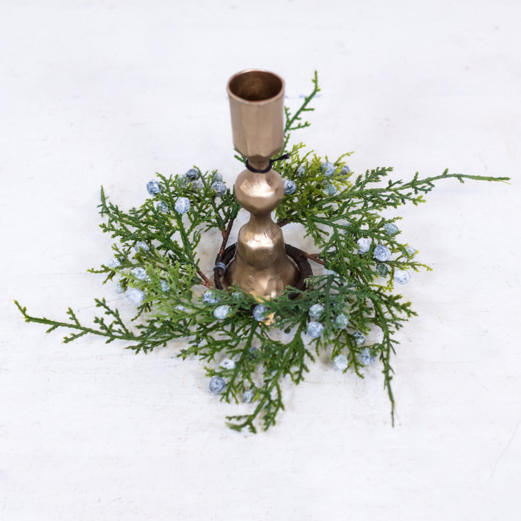 Juniper Candle Ring Branches Designs