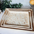 Cream Herringbone Gia Roma
