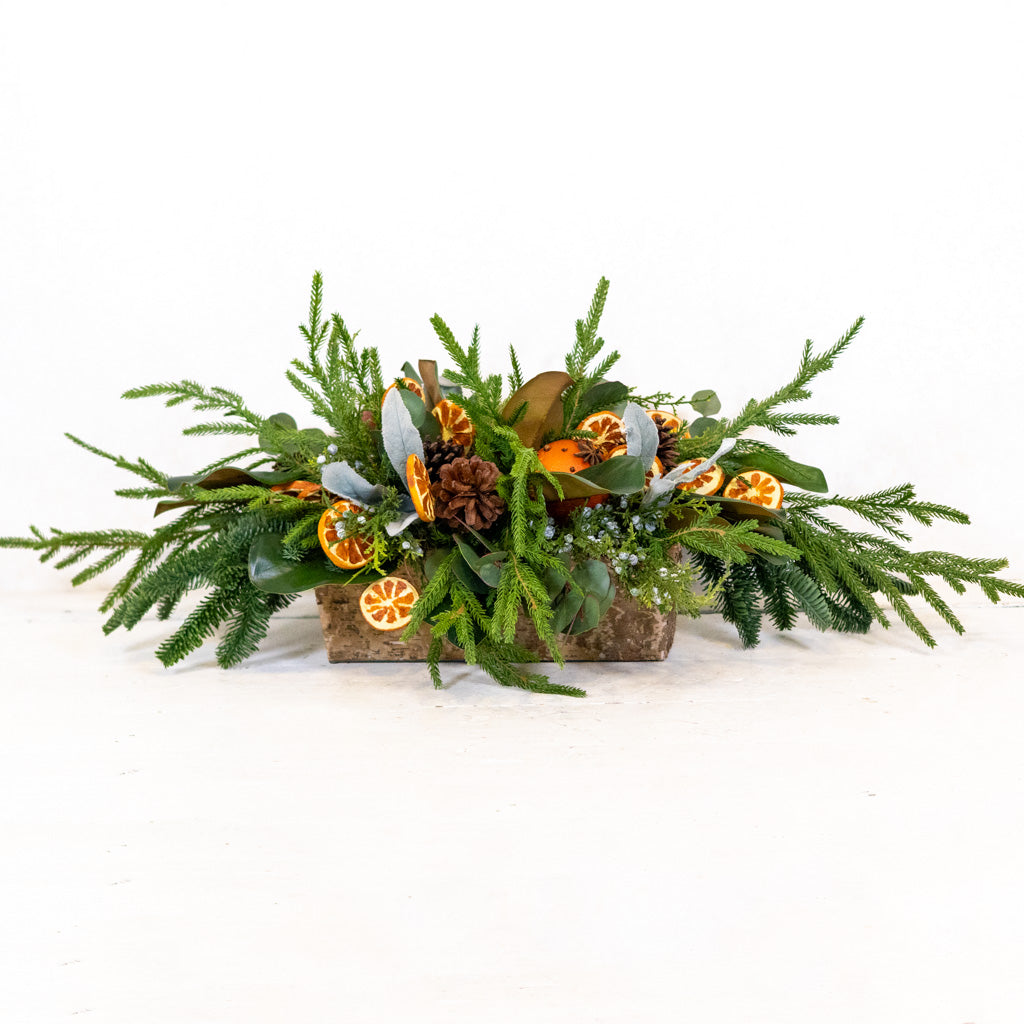 Orange Grove Evergreen Centerpiece Branches Designs