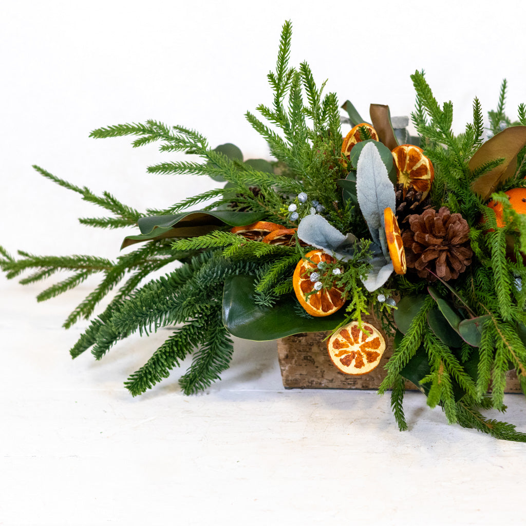 Orange Grove Evergreen Centerpiece Branches Designs