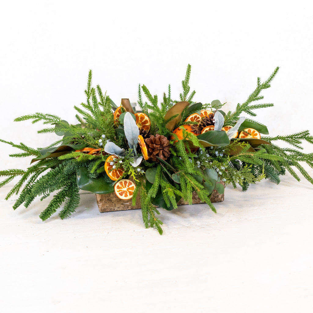 Orange Grove Evergreen Centerpiece Branches Designs