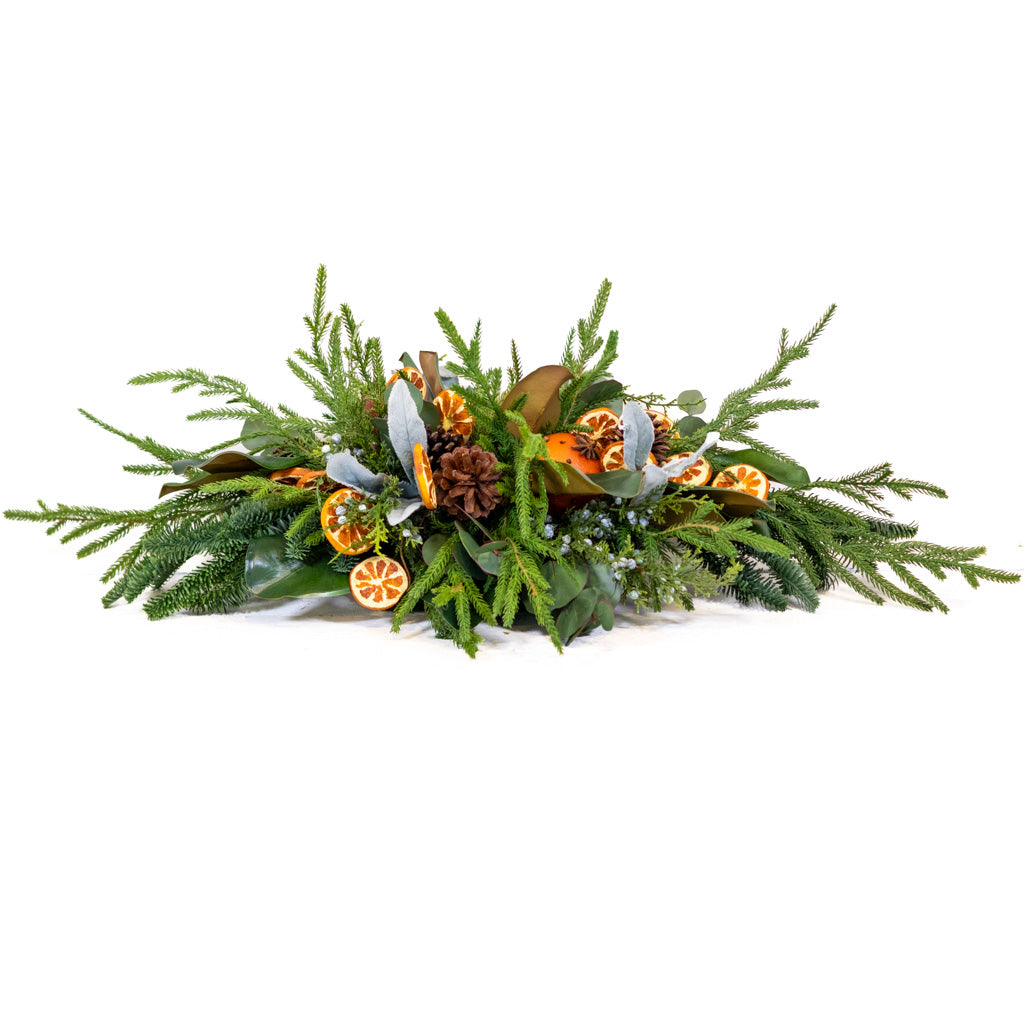 Orange Grove Evergreen Centerpiece Branches Designs