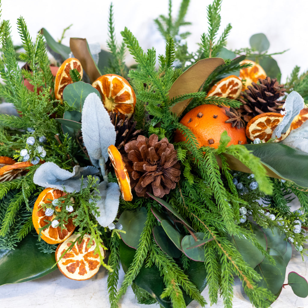 Orange Grove Evergreen Centerpiece Branches Designs