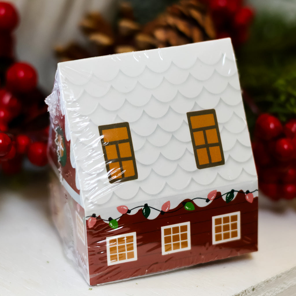 Red House Safety Matches in House Shaped Matchbox Branches Designs