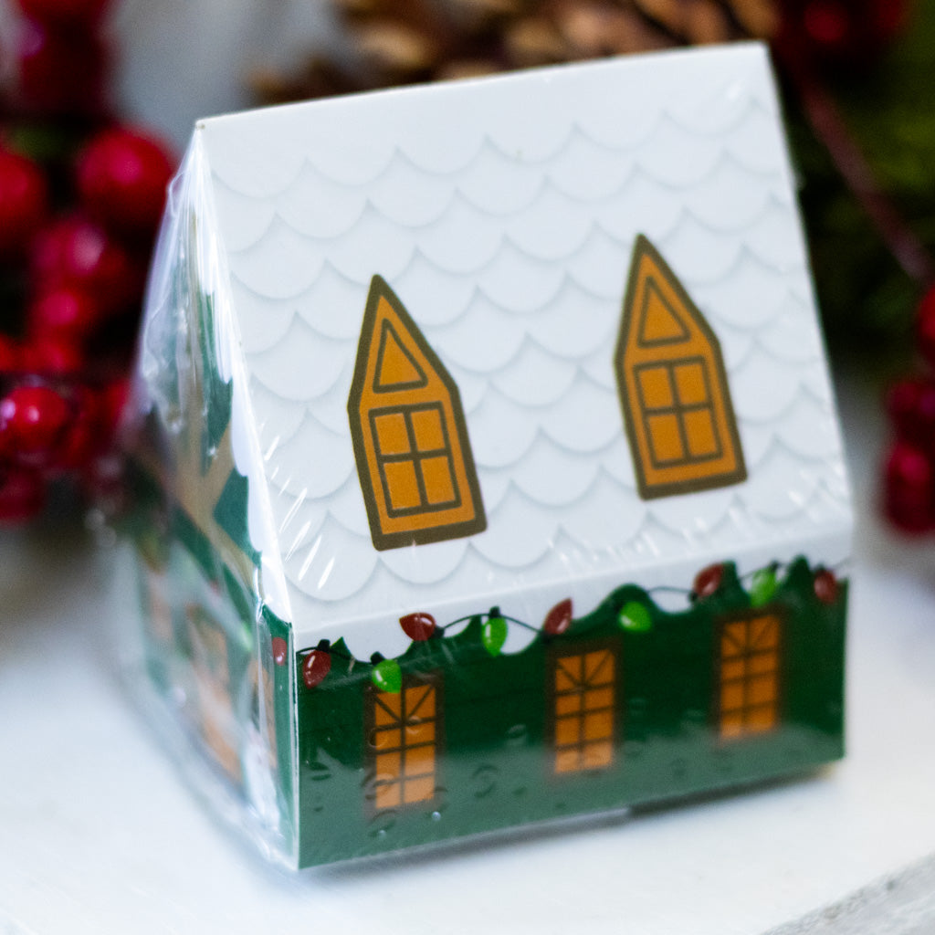 Green House Safety Matches in House Shaped Matchbox Branches Designs