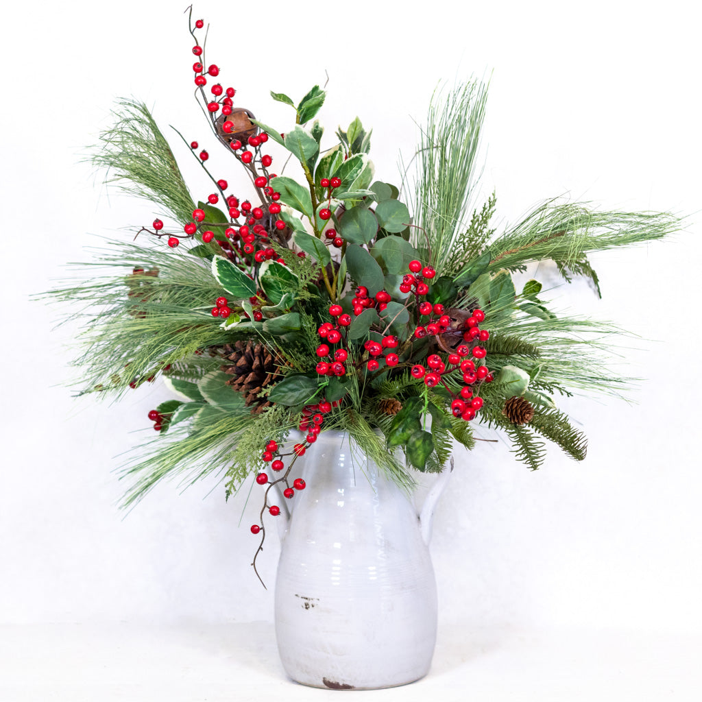 Jingle Bell Holiday Bouquet Grand Drop In Branches Designs