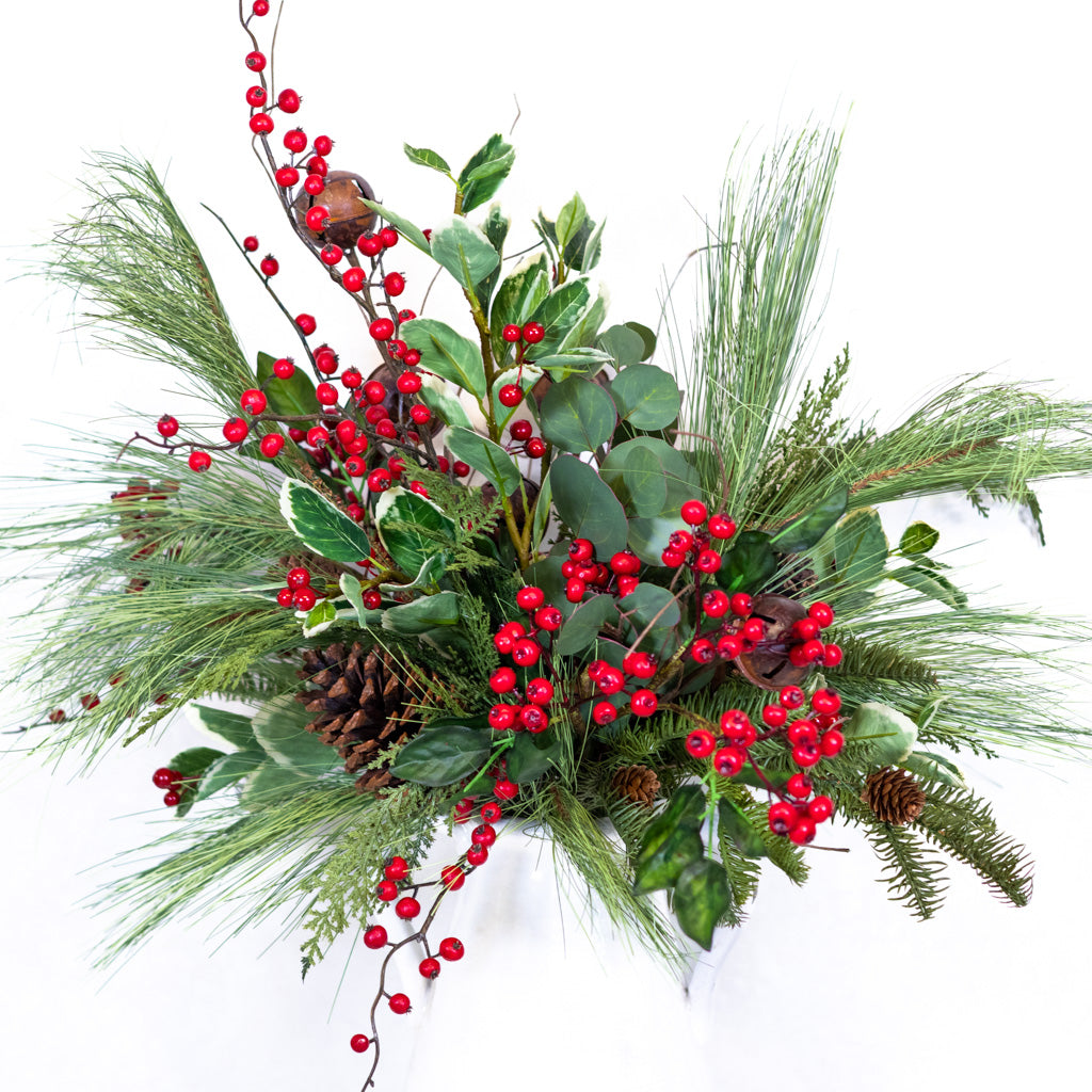 Jingle Bell Holiday Bouquet Grand Drop In Branches Designs