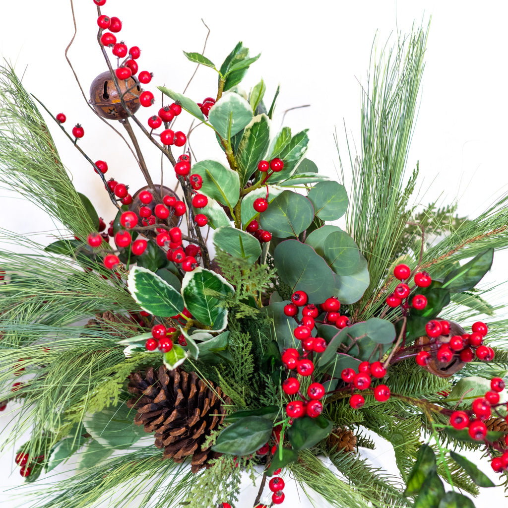 Jingle Bell Holiday Bouquet Grand Drop In Branches Designs