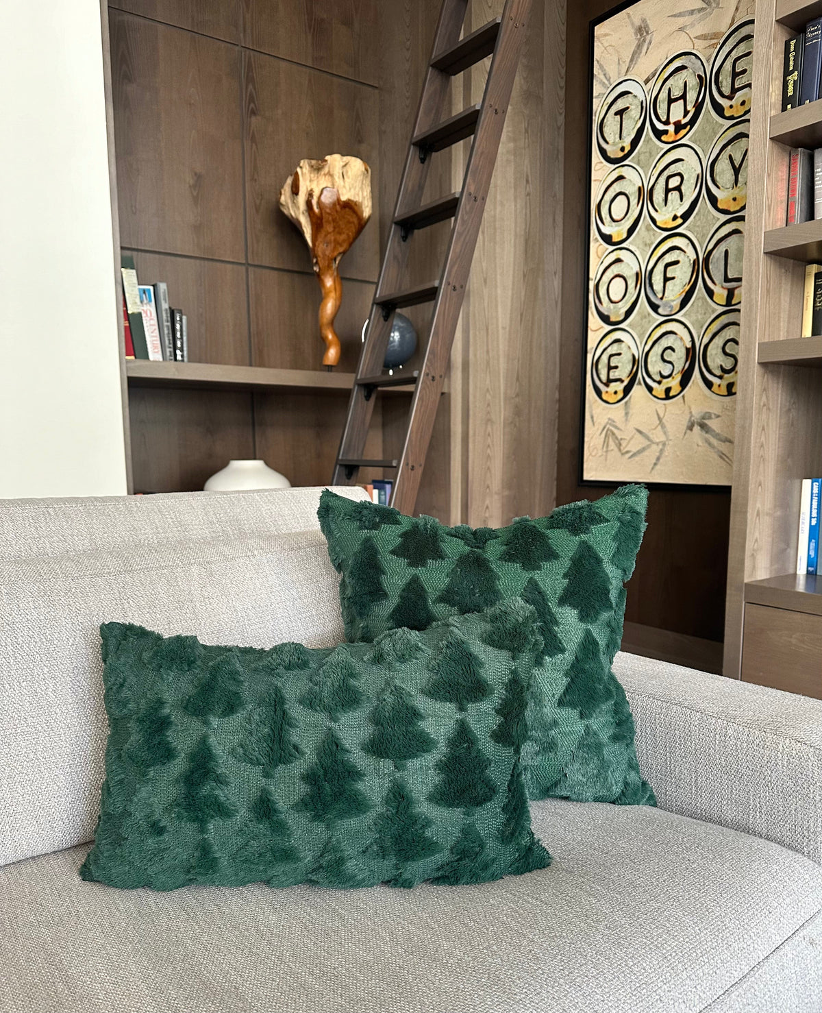 Evergreen Fraser Fir Lumbar Pillow Cover Busa Designs