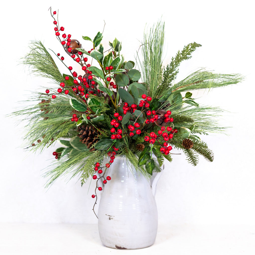 Jingle Bell Holiday Bouquet Grand Drop In Branches Designs