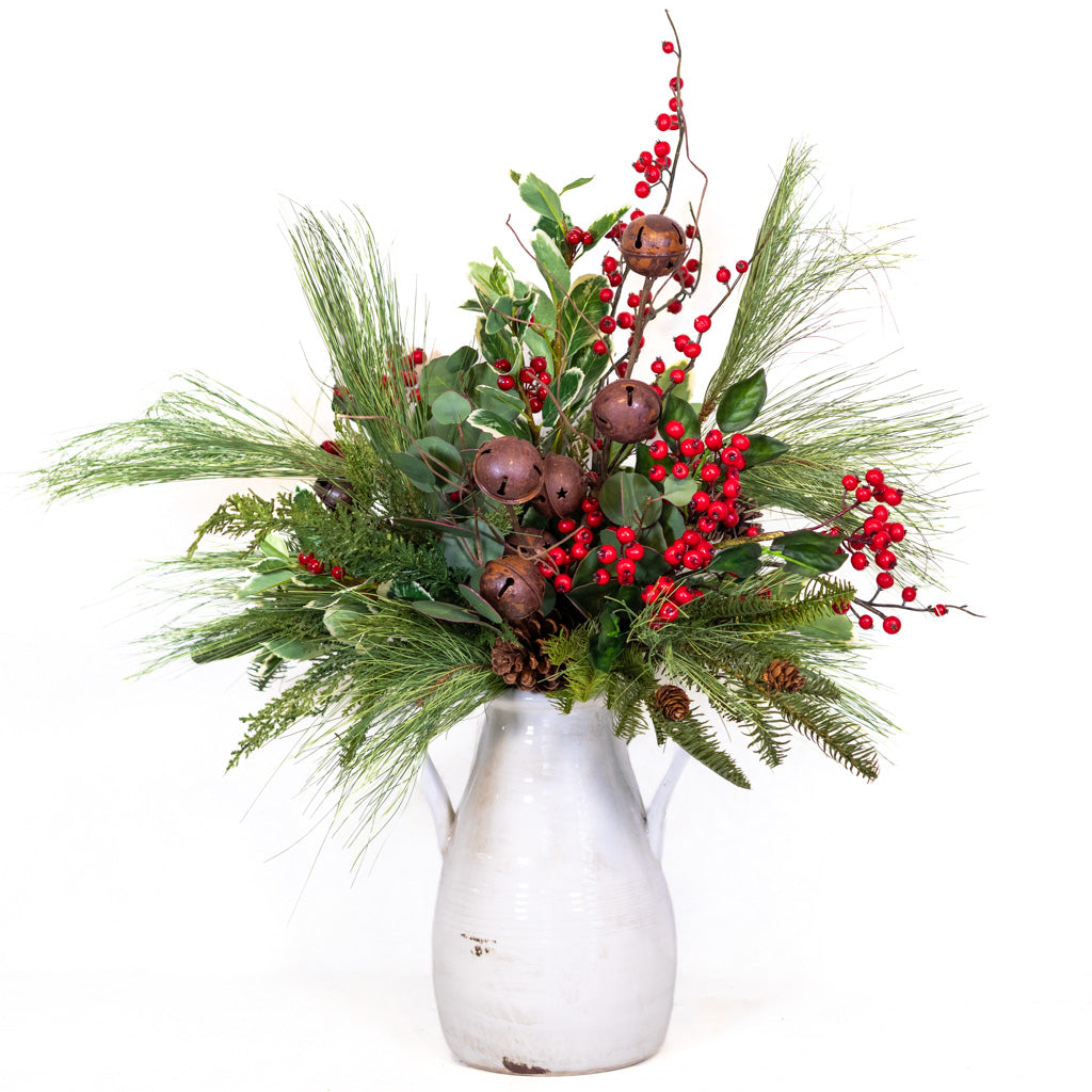 Jingle Bell Holiday Bouquet Grand Drop In Branches Designs