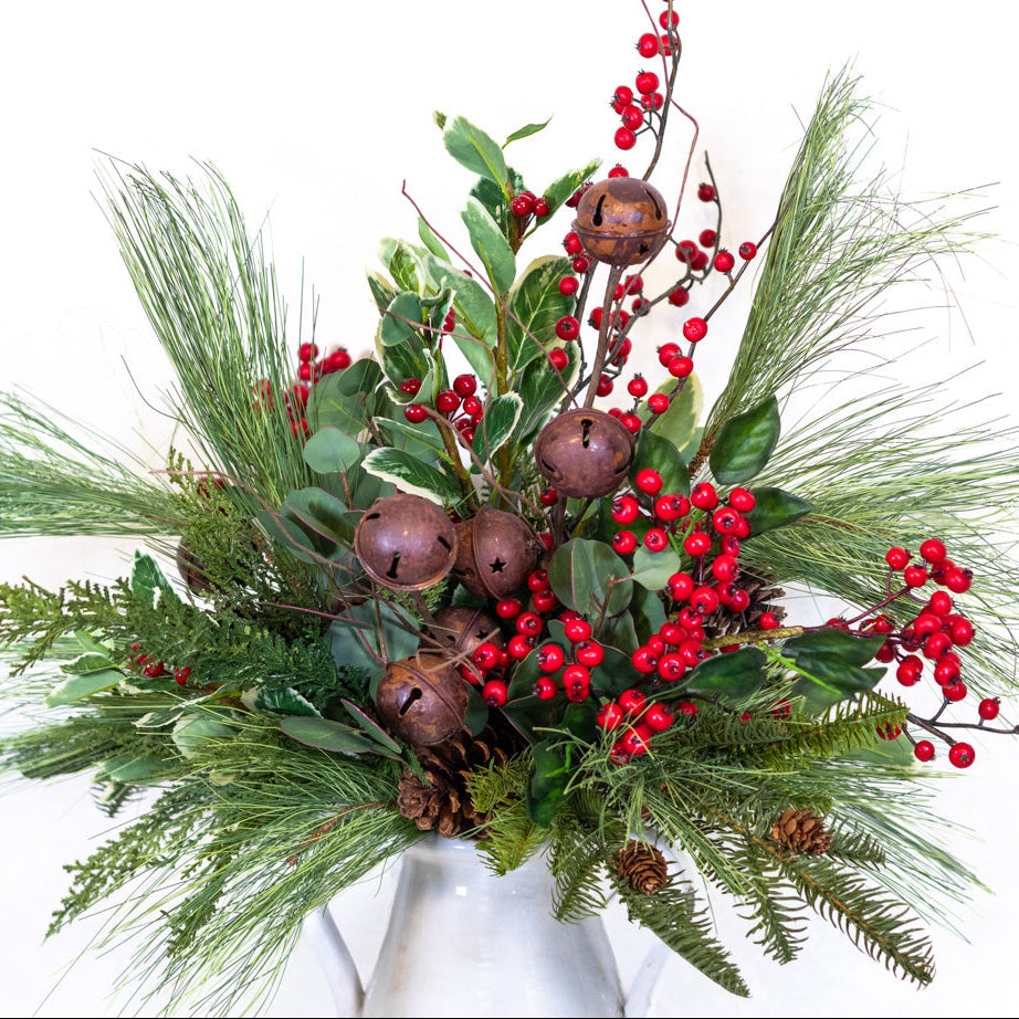 Jingle Bell Holiday Bouquet Grand Drop In Branches Designs