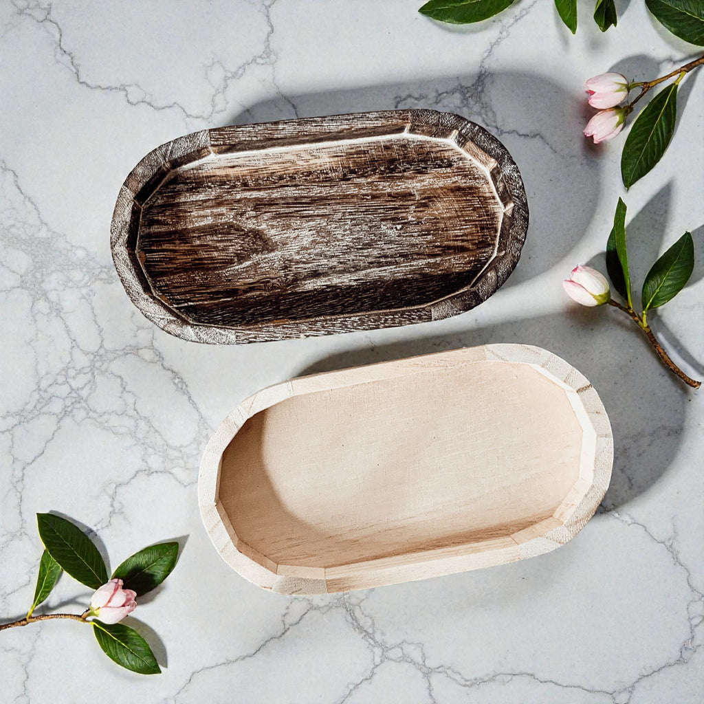 Rustic Wood Tray Gia Roma