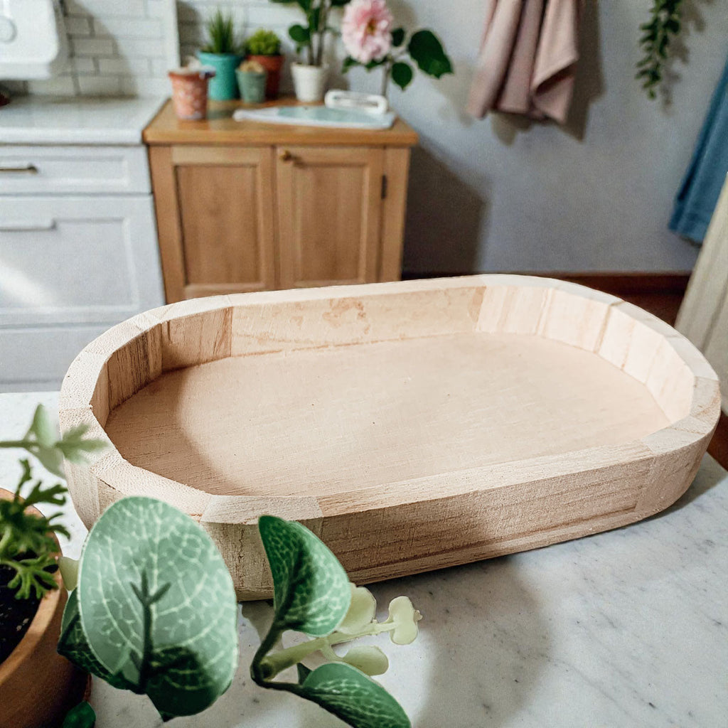 Rustic Wood Tray Gia Roma