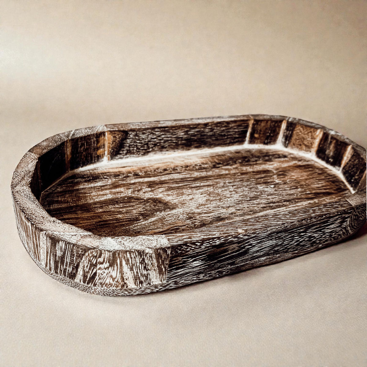 Rustic Wood Tray Gia Roma
