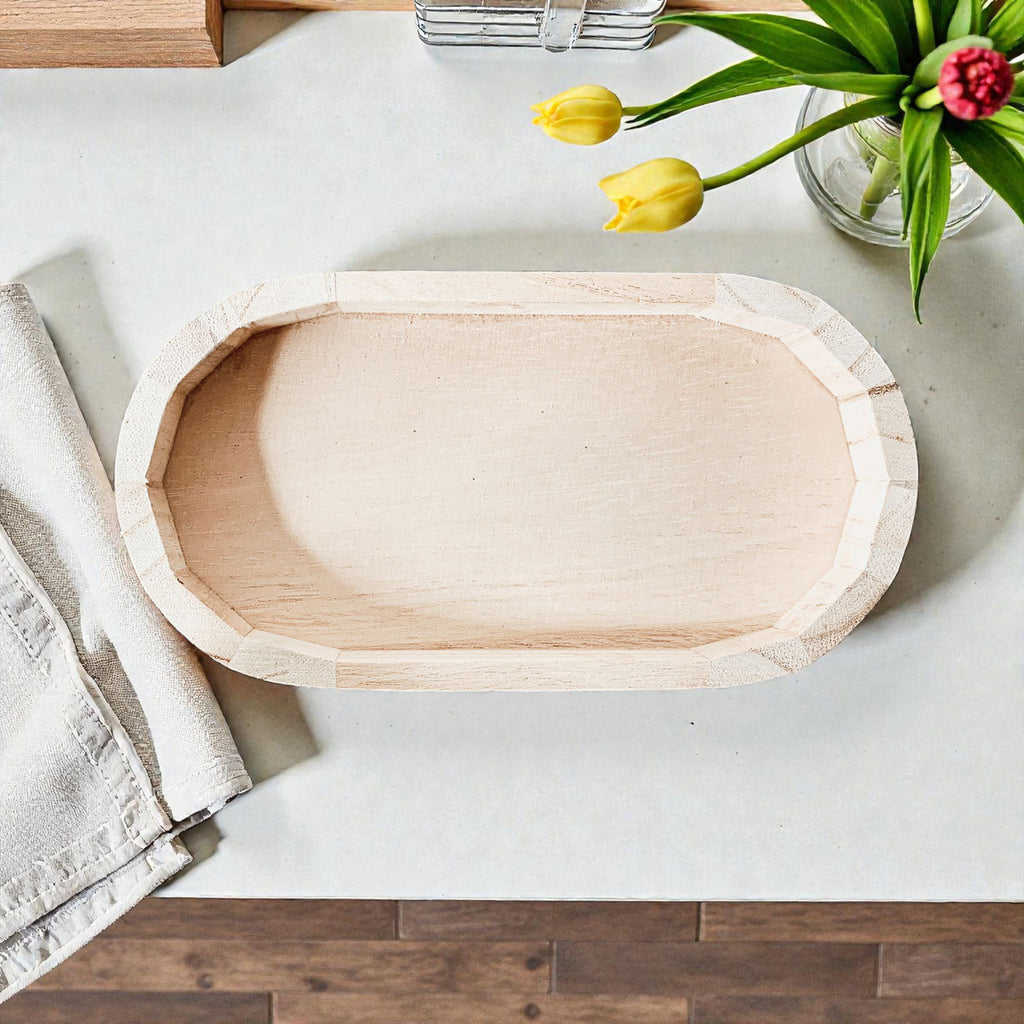 Rustic Wood Tray Gia Roma