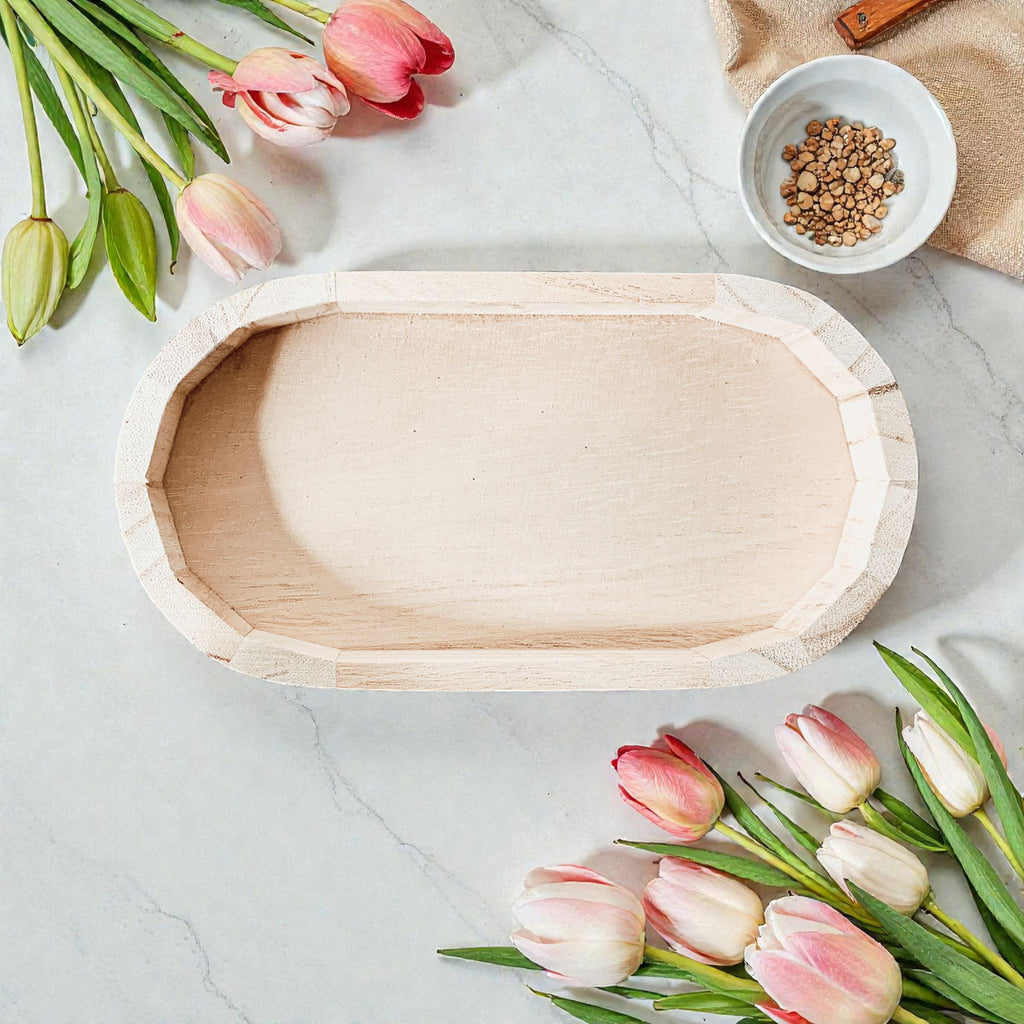 Rustic Wood Tray Gia Roma
