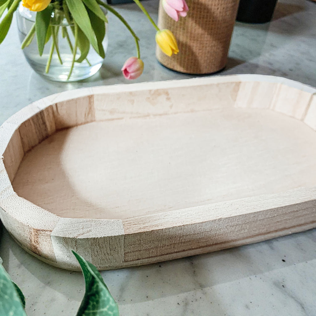 Rustic Wood Tray Gia Roma