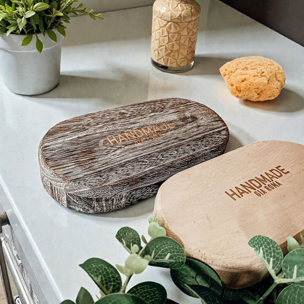 Rustic Wood Tray Gia Roma