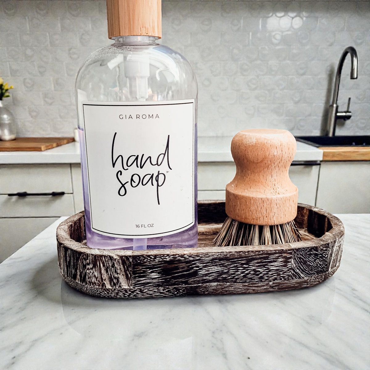 Rustic Wood Tray Gia Roma
