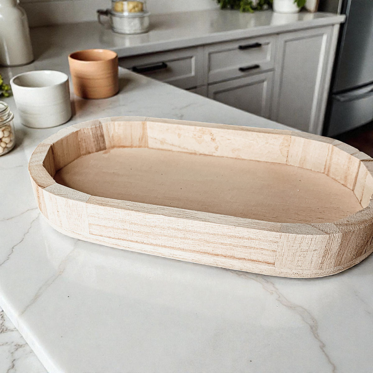 Rustic Wood Tray Gia Roma