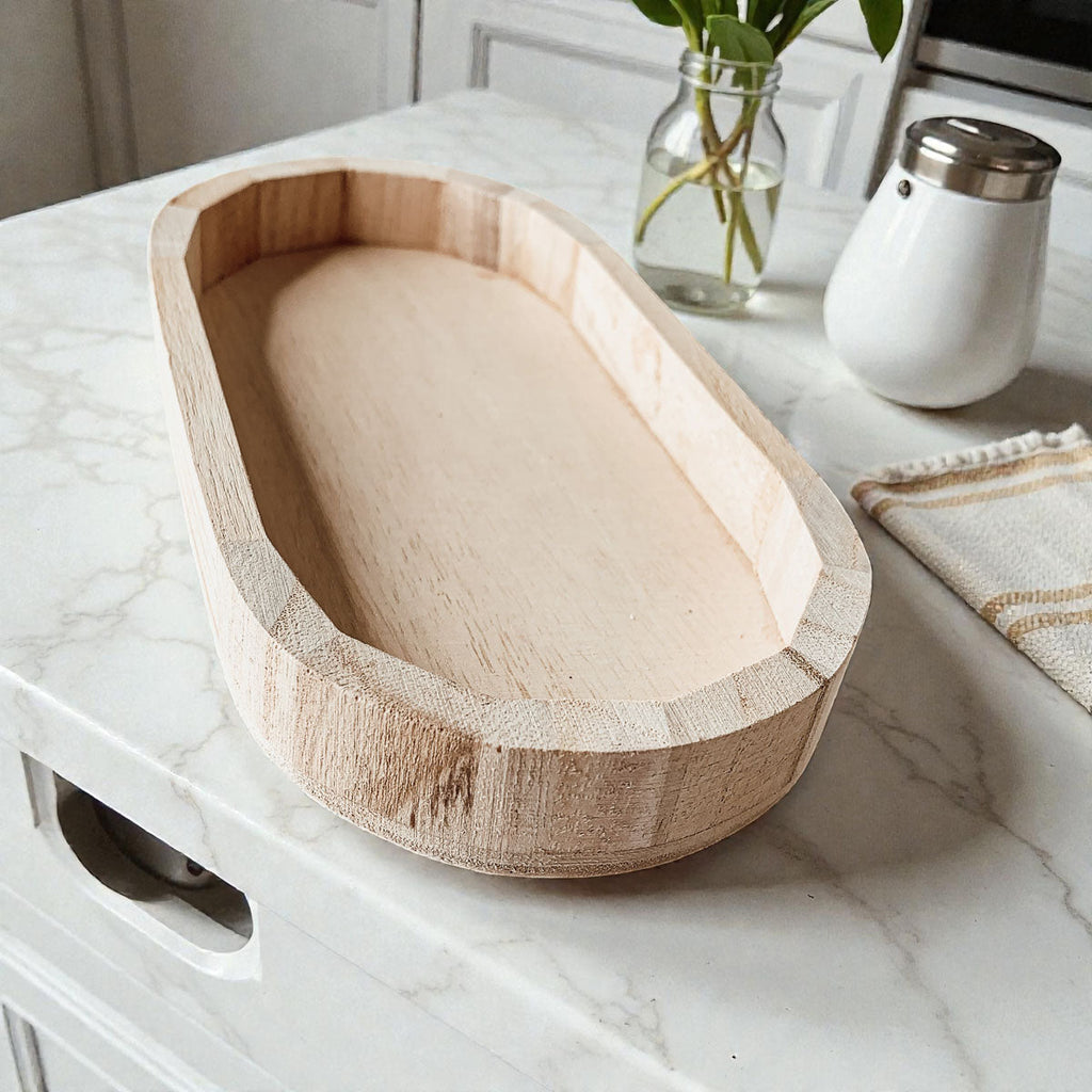 Rustic Wood Tray Gia Roma