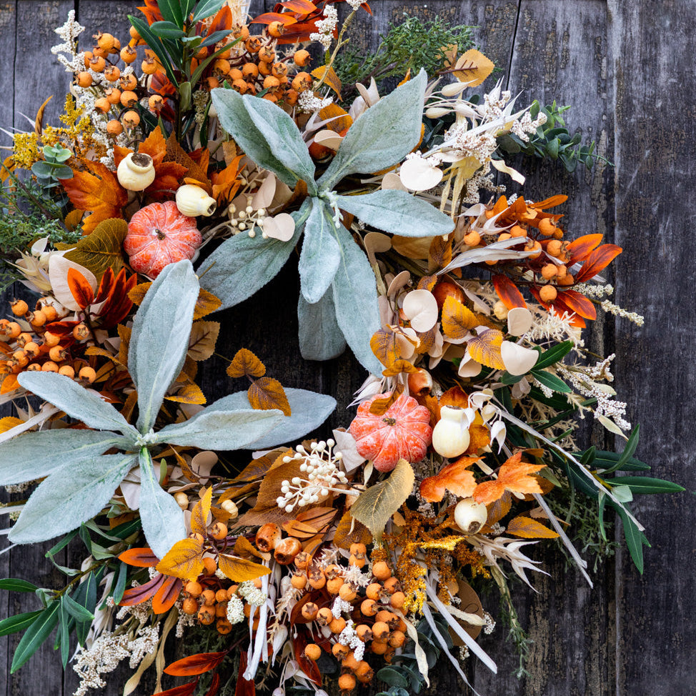 Pumpkin Spice Wreath Branches Designs