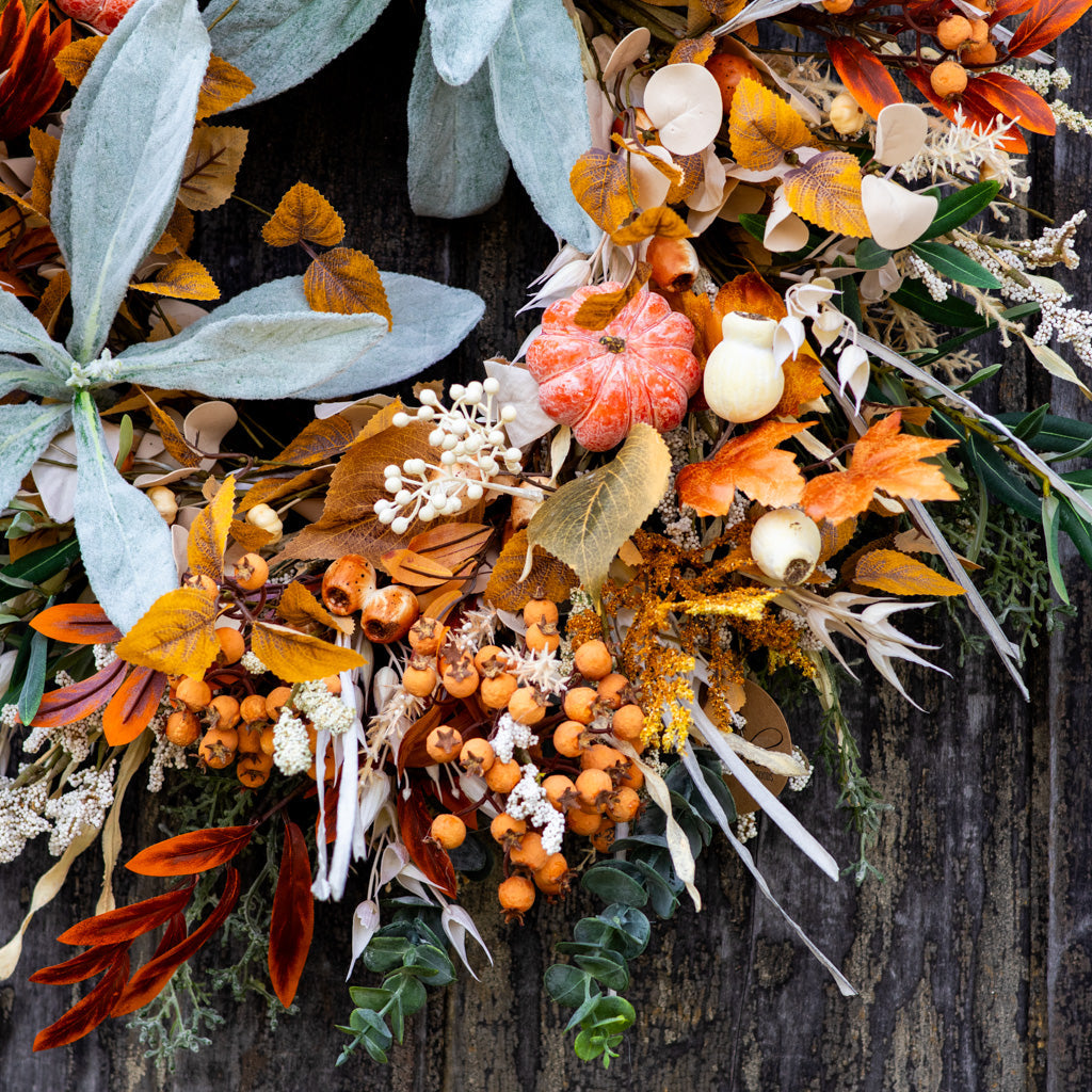 Pumpkin Spice Wreath Branches Designs
