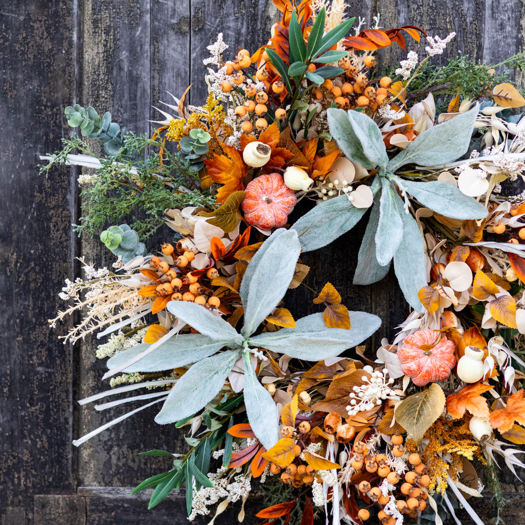 Pumpkin Spice Wreath Branches Designs