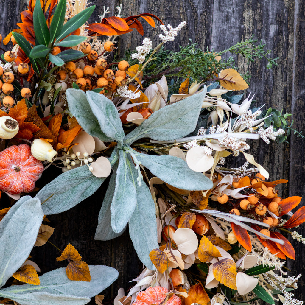 Pumpkin Spice Wreath Branches Designs