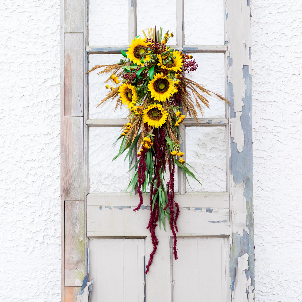 Sunflower Harvest Down Drop Branches Designs