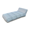 Luxe Linen-Like Inflatable Pool Lounge-Charcoal Zag Floaté