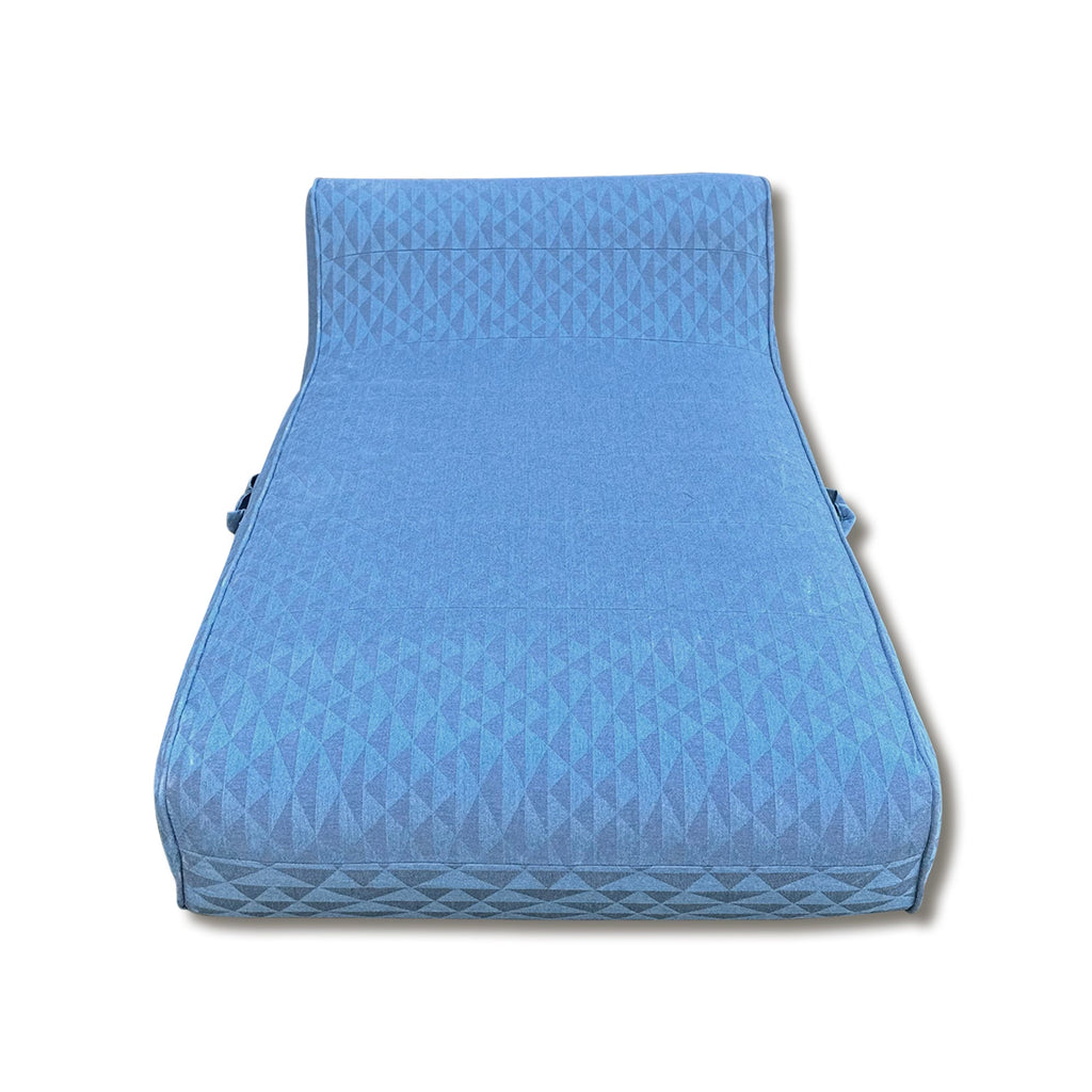Luxe Linen-Like Inflatable Pool Lounge-Marine Abstract Floaté