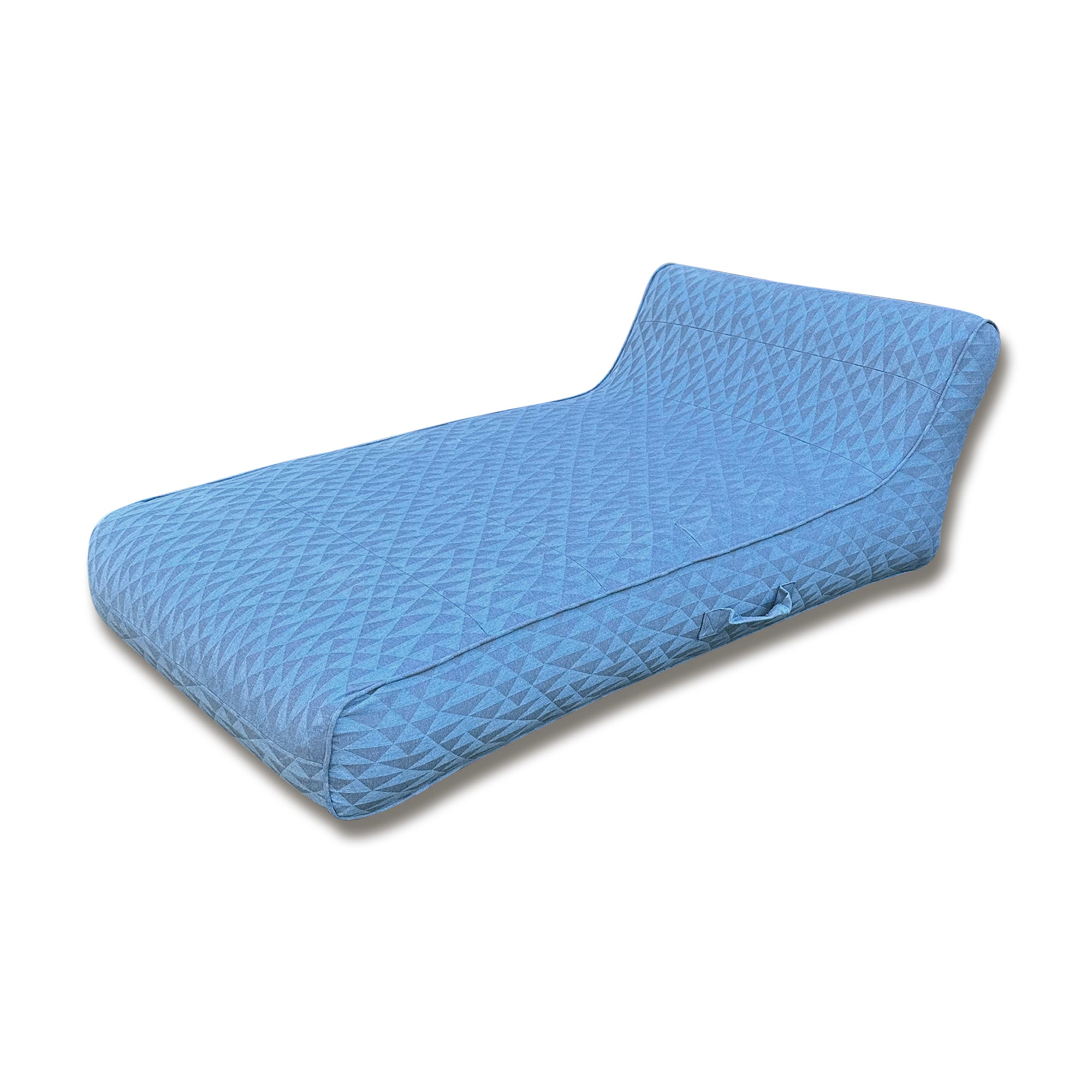 Luxe Linen-Like Inflatable Pool Lounge-Marine Abstract Floaté