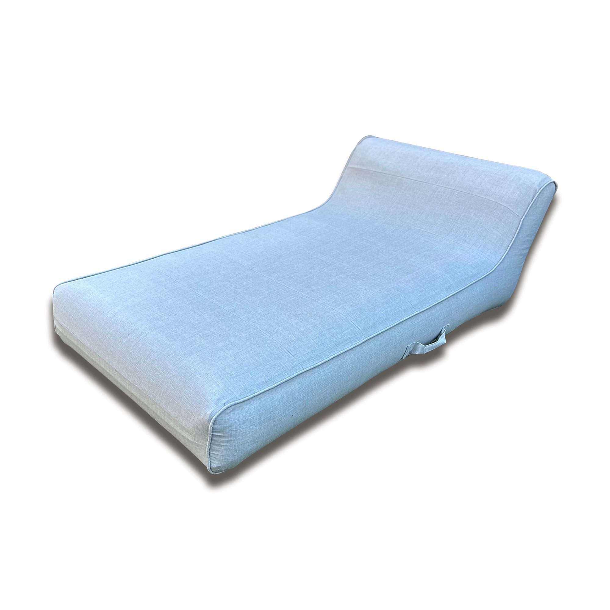 Luxe Linen-Like Inflatable Pool Lounge-Charcoal Linen Floaté