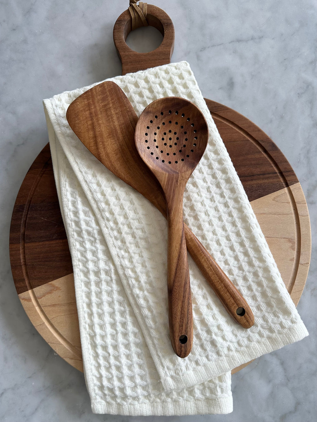 Verona Waffle Kitchen Towels - Set of 2 Busa Designs