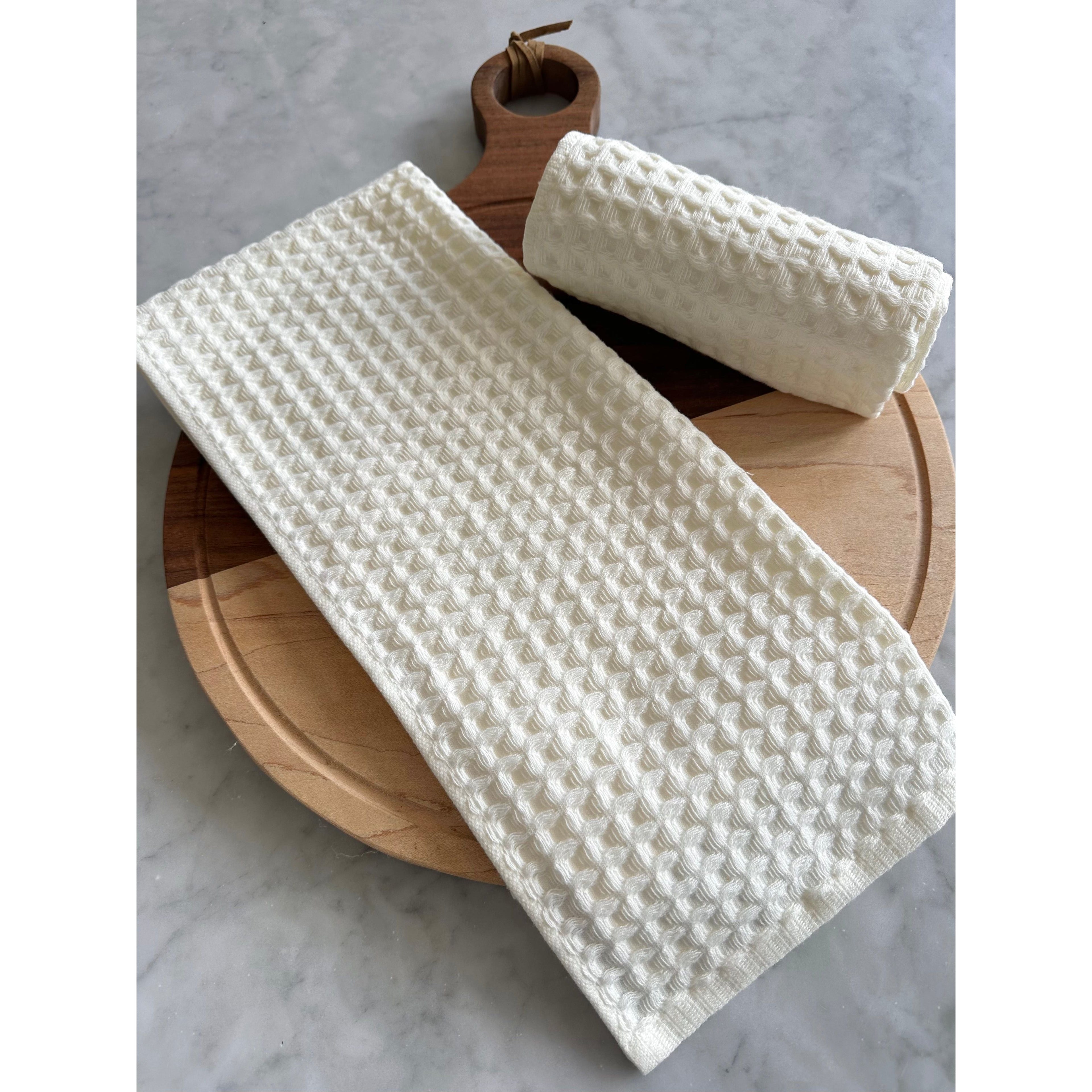 Verona Waffle Kitchen Towels - Set of 2 Busa Designs