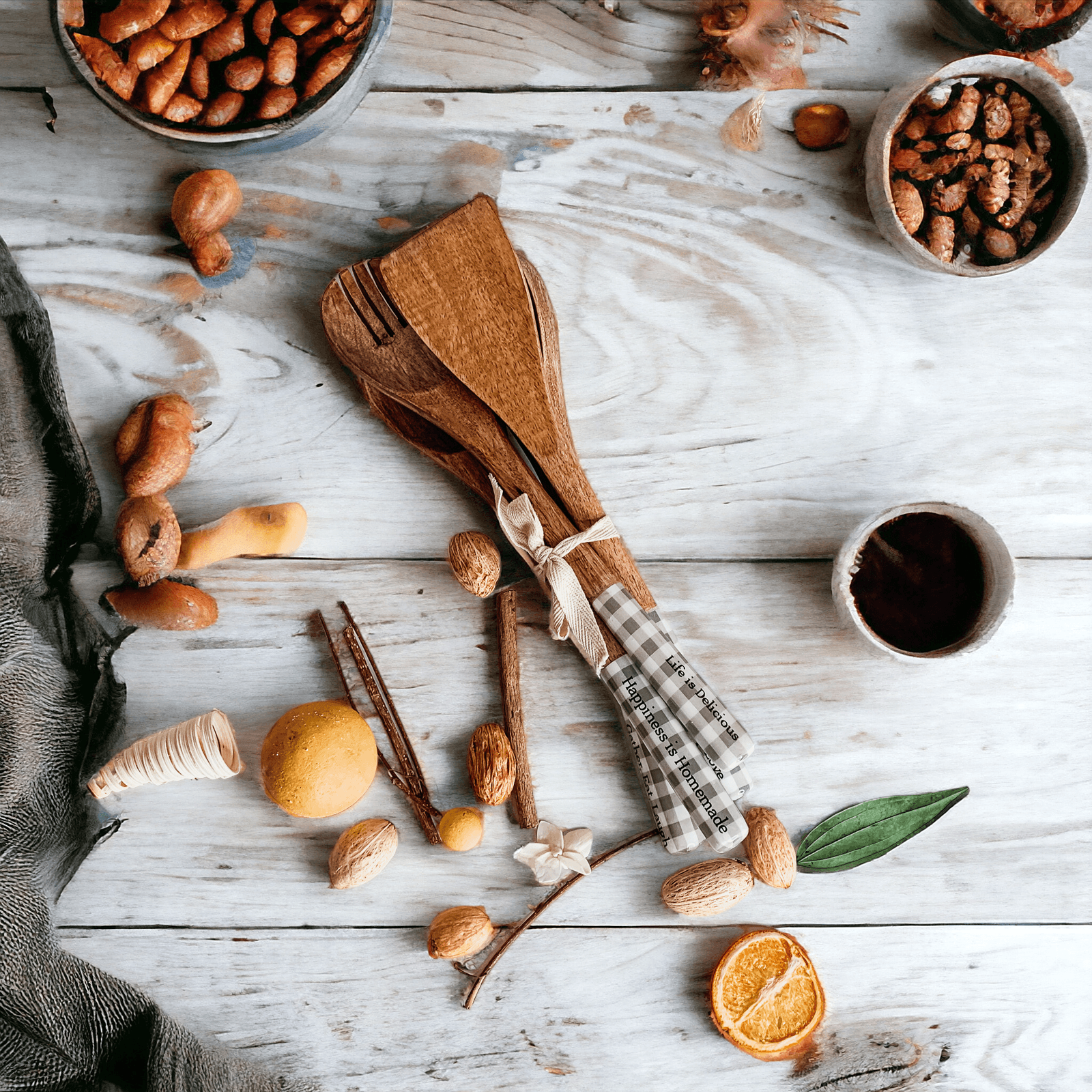 Wooden Serving Utensils Gia Roma