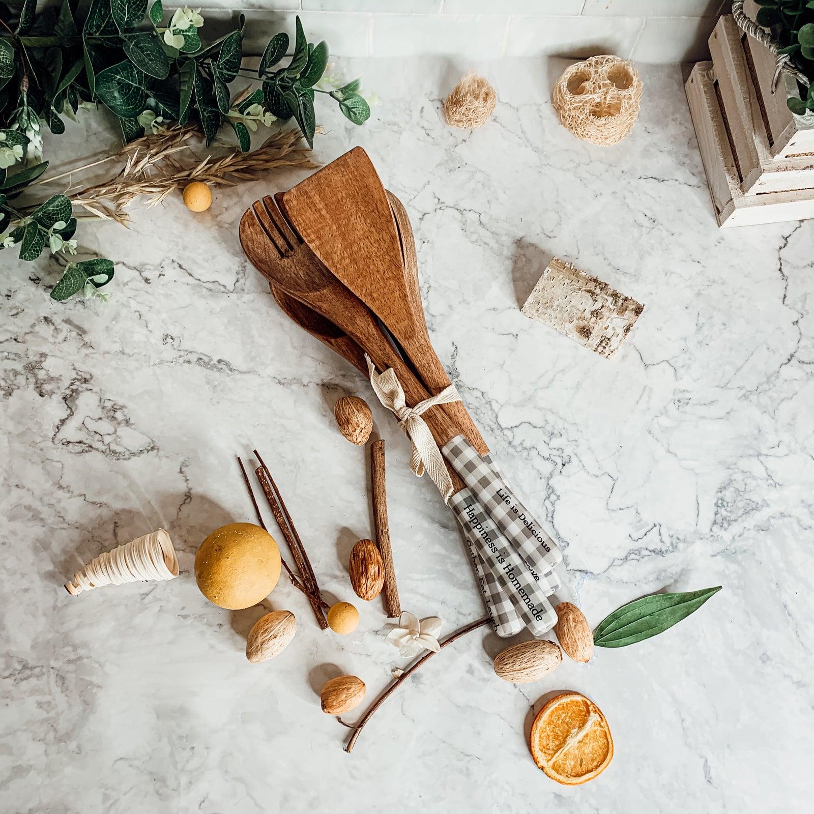 Wooden Serving Utensils Gia Roma