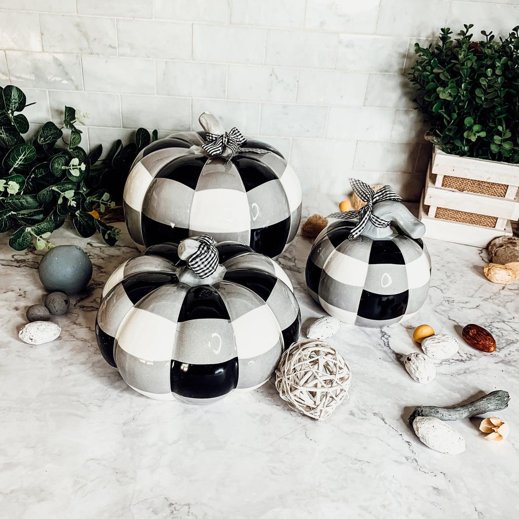 Buffalo Check Pumpkin Gia Roma