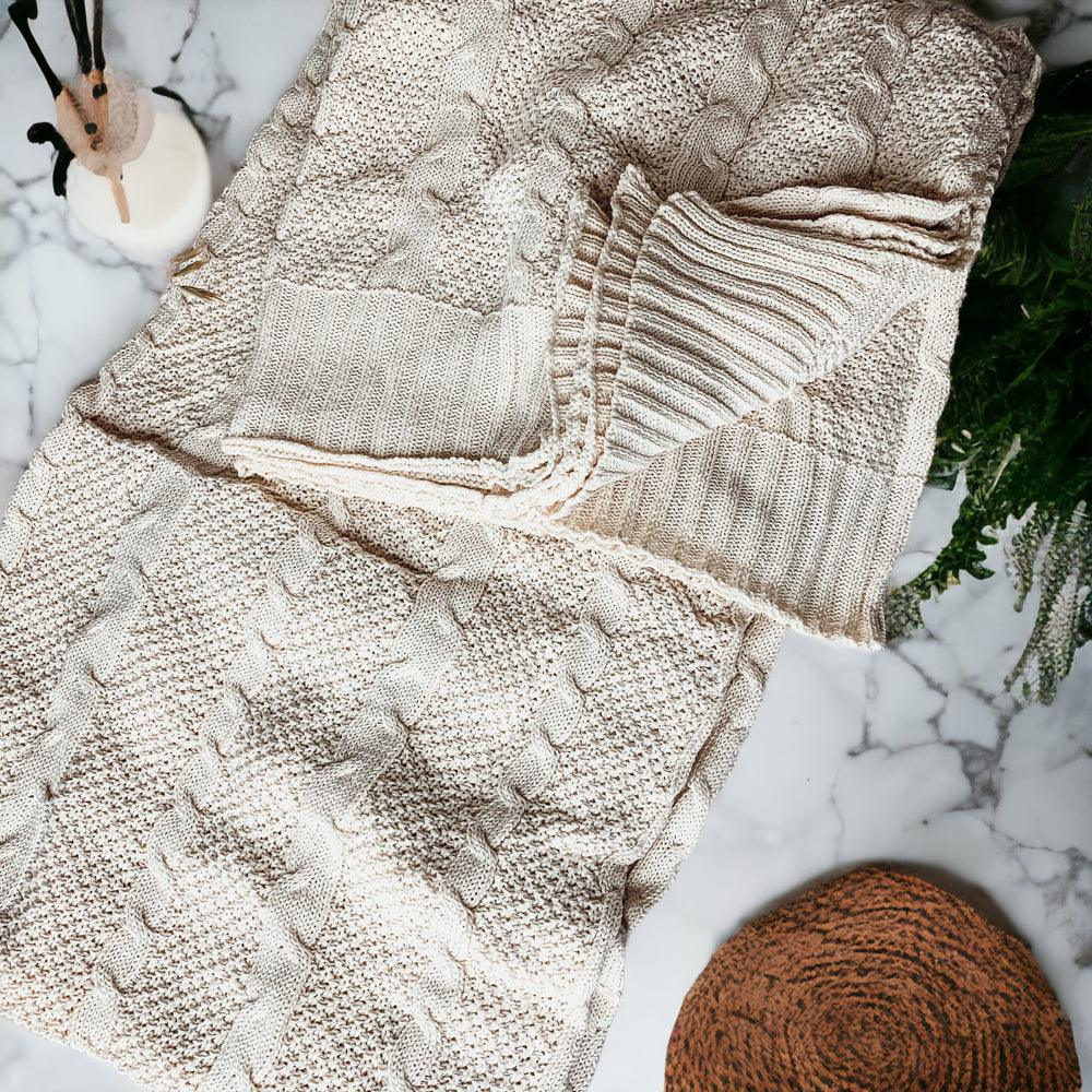 Claret Knit Sweater Throw Gia Roma
